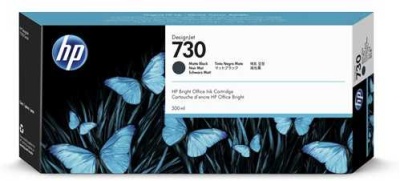 Картридж струйный HP 730 P2V71A черный матовый (400мл) для HP DJ T1700