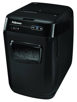 Шредер Fellowes AutoMax 200C с автоподачей (секр.P-4)/фрагменты/200лист./32лтр./пл.карты