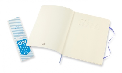 Блокнот Moleskine CLASSIC SOFT QP623B42 XLarge 190х250мм 192стр. нелинованный мягкая обложка голубая гортензия