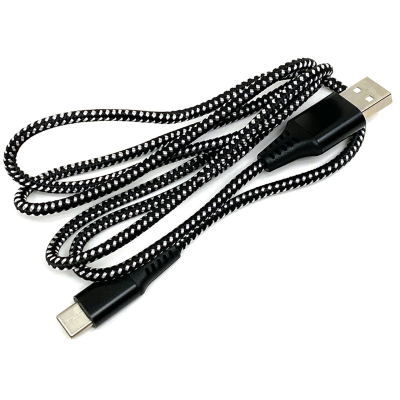 Кабель универсальный (USB - USB Type C) (черный, 1м)