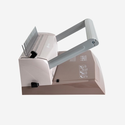 Переплетчик ГЕЛЕОС БП-16 коричневый на пластиковую пружину Гелеос БП16пк