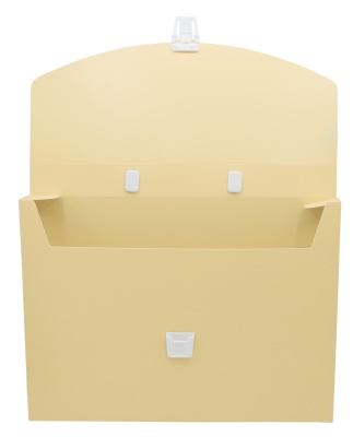 Портфель Бюрократ Pastel PASTPP01YEL 1 отдел. A4 пластик 0.7мм желтый