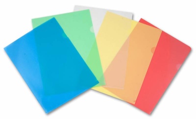 Папка-уголок Бюрократ -EE310/1RED A4 пластик 0.15мм красный