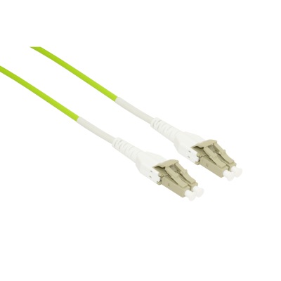 Патчкорд оптический LC/UPC-LC/UPC MM (OM5) Duplex Uniboot Flat Clip 3 метрa