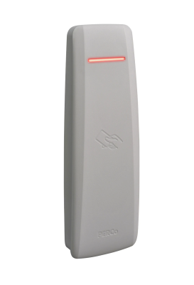 Контроллер замка со встроенным считывателем для карт формата Mifare, светло-серый цвет (RAL 7047)