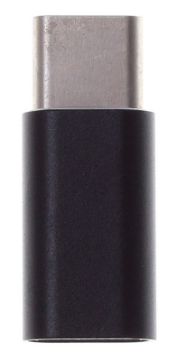 Переходник Buro BHP RET TPC-MCR micro USB (f)-USB Type-C (m) черный