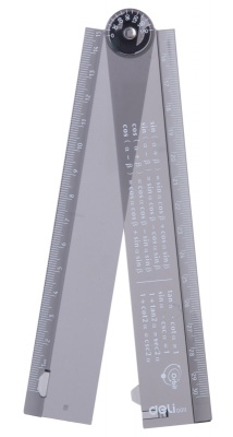 Линейка Deli EG01102 Orbit пластик дл.30см прозрачный/тонированный складная пластиковый пакет с европодв.