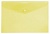 Конверт на кнопке Бюрократ -PK804A5YEL A5 пластик 0.18мм желтый