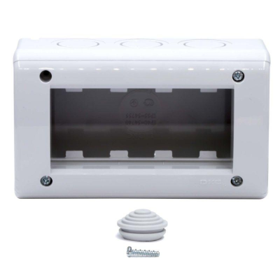 Dkc 54740 Модульная настен. коробка для эл/устан. изделий VIVA, IP40,4мод.