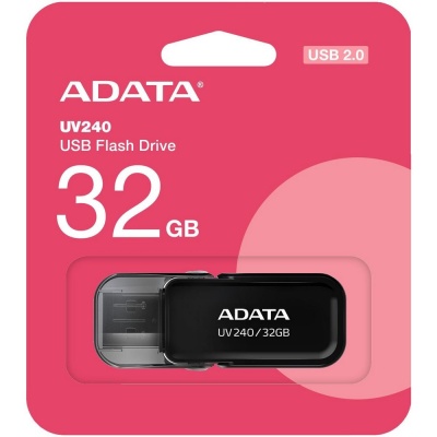 Флеш накопитель 32GB A-DATA UV240, USB 2.0, Черный