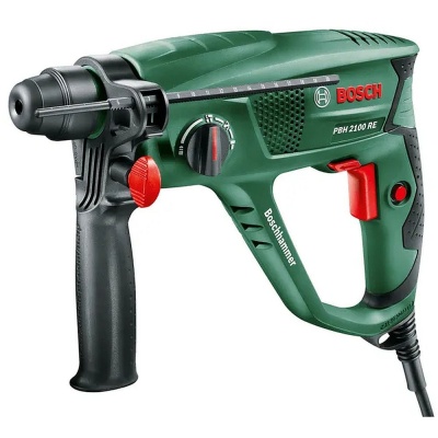 Перфоратор Bosch PBH 2100 RE патрон:SDS-plus уд.:1.7Дж 550Вт (кейс в комплекте)