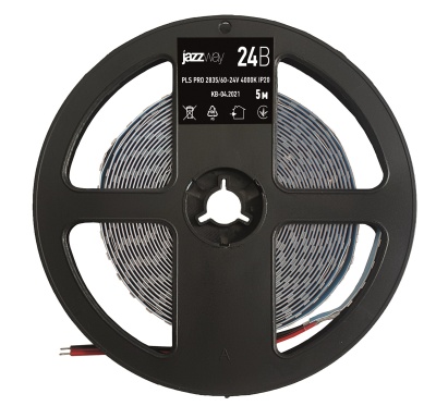 Лента светодиодная PLS PRO 2835/ 60-24V 4000K IP20 -5m Jazzway
