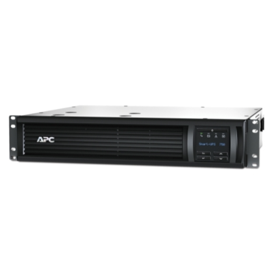 Источник бесперебойного питания APC Smart-UPS 750VA/500W, RM 2U, Line-Interactive, LCD, Out: 220-240V 4xC13 (2-Switched), SmartSlot, USB, SmartConnect, Black, 1 year warranty (REP: SMT750RMI2U) (SMT750RMI2UC)