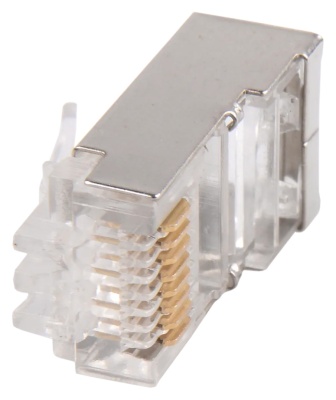 Коннектор ITK Generica (CS3-1C5EF-G) FTP кат.5e RJ45 прозрачный (упак.:1шт)