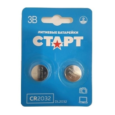 СТАРТ CR2032-BL2  40/320 (2 шт. в уп-ке)
