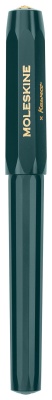 Ручка шариков. Moleskine Kaweco (KAWBALLPENGRN) Bottle Green d=1мм син. черн. подар.кор. шестигр.