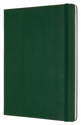 Блокнот Moleskine CLASSIC QP092K15 XLarge 190х250мм 192стр. нелинованный твердая обложка зеленый