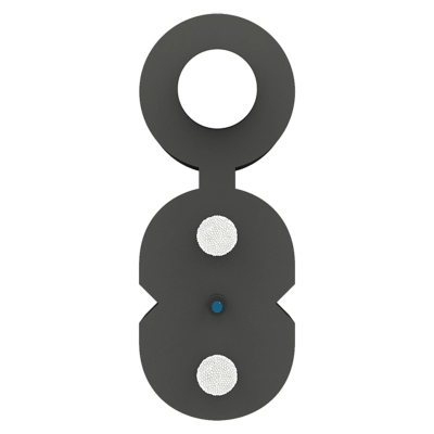 Кабель оптический B-OptiX, с дополнительным несущим элементом (2*0,5 FRP + проволока 1.0 мм), 1 волокно