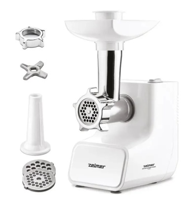 Мясорубка ZMM3511B WHITE 1500W ZELMER