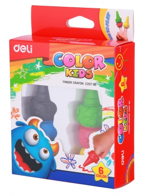 Восковые мелки Deli EC20790 Color Kids 6цв. картон.кор./европод.