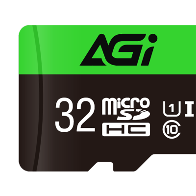 Карта памяти AGI microSDHC 32GB AGI Memory Card Choice TF138 AGI032GU1TF138-R2 UHS-I U1 Class 10, Adapter, 800/30 MB/s, RTL