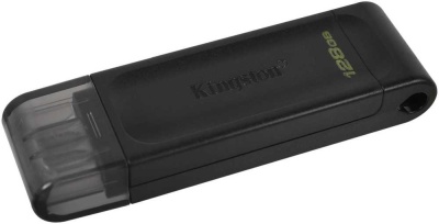 Флеш Диск Kingston 128Gb DataTraveler 70 Type-C DT70/128GB USB3.0 черный