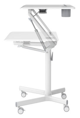 Стол для ноутбука Cactus VM-FDS101B столешница МДФ белый 70x52x107см (CS-FDS101WWT)