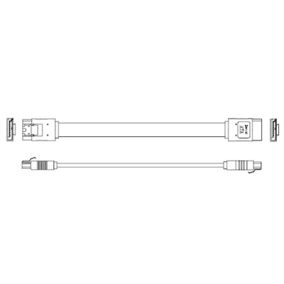 Кабель Advantech 1700018971   M Cable SATA 7P/SATA 7P 15CM 180/180 W/