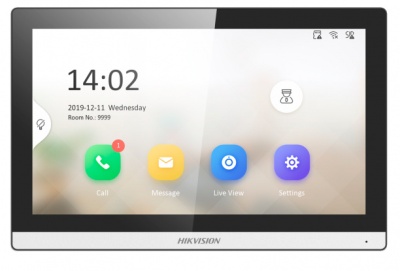 Видеодомофон Hikvision DS-KH6350-WTE1 белый