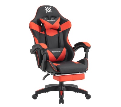 Игровое кресло TORNADO BLACK/RED PU 64057 DEFENDER
