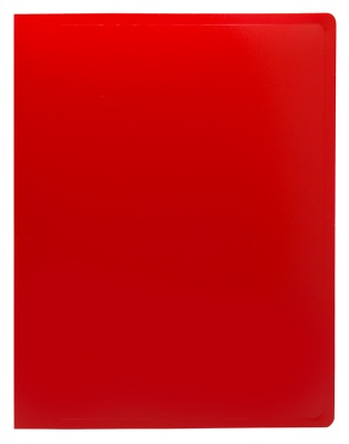 Папка метал.зажим Buro -ECB04CRED A4 пластик 0.5мм красный