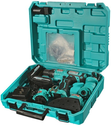 Sturm! CMT1802 Мультитул аккум Sturm! 18В,1BatterySystem, дрель,саб пила,реноватор, шлифмаш,2 акк,кейс [CMT1802]