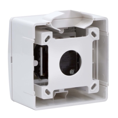 Dkc 10482 Коробка в сборе с силовой розеткой, белая