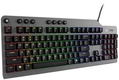 Клавиатура Lenovo Legion K500 RGB механическая черный USB Multimedia for gamer LED (подставка для запястий)
