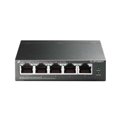 Коммутатор TP-Link TL-SF1005LP 5x100Mb 4PoE 41W неуправляемый
