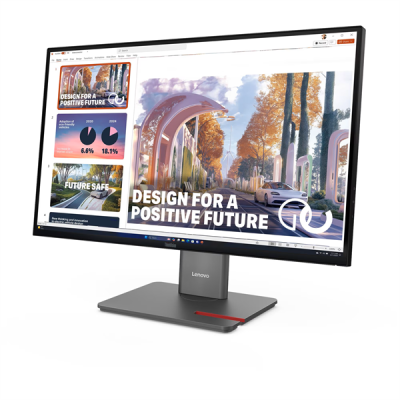 Монитор Lenovo ThinkVision P27QD-40 27" 16:9 QHD (2560x1440) IPS, 120Hz, 350N, 1xHDMI 2.1 TMDS, 1xDP 1.4, 1x DP 1.4 Out, 1x USB-C (DP 1.4), 1x RJ45, 1x USB-C (USB 10Gb, 140W), 1xUSB-B,4xUSB-A,1xUSB-C,LTPS, 1Y