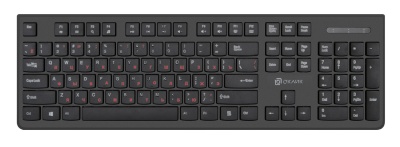 Клавиатура Оклик 505M черный USB slim