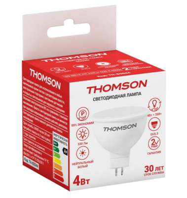 THOMSON LED MR16 4W 330Lm GU5.3 4000K TH-B2044