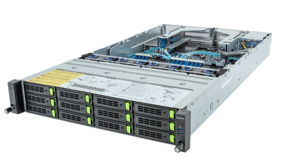 Серверная платформа Gigabyte Server Platform R283-S90 / 2U / 2xIntel (Gen4/5) / 2xHS / 32xDIMM / 12xLFF NVME/SAS/SATA + 2xSFF SAS/SATA / 2x1GbE / 2xOCP 3.0 / 5xFHHL / 2x2000W / Rails / 1Y