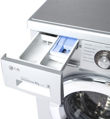 Стиральная машина LG F1296TD4 класс: A загр.фронтальная макс.:8кг серебристый