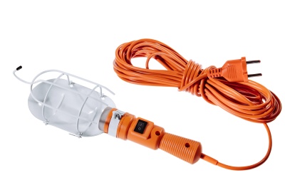 Светильник 60вт 5м переносной с выключателем с решеткой