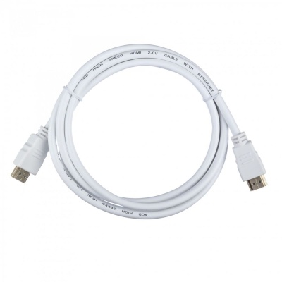 Кабель ACD Кабель ACD-DHHM2-18W |ACD-DHHM2-18W| HDMI 2.0, Golden Plated,19m/19m, Белый, 1.8м, (742248)