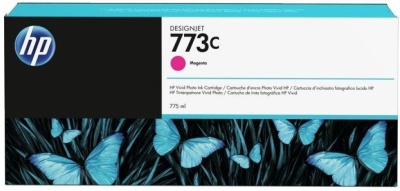 Картридж струйный HP 773C C1Q39A пурпурный (775мл) для HP DJ Z6600/Z6800