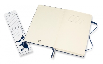 Блокнот Moleskine CLASSIC EXPENDED QP062EXPB20 130х210мм 400стр. нелинованный твердая обложка синий сапфир