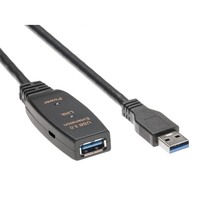 AOpen ACU827A-15M Кабель-адаптер USB3.0-repeater, удлинительный активный <Am-->Af> 15м iOpen (Aopen/Qust)<ACU827A-15M> [4895182217355]