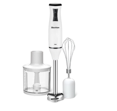 Блендер ручной Bt HB420PS белый/чёрный BLACKTON