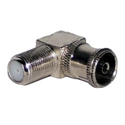 PROCONNECT (05-4312-4) ПЕРЕХОД  гнездо F - гнездо TV  угловой