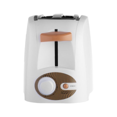 Тостер Centek СТ-1420 (белый) 750 Вт, 7 уровней мощности, теплоизолированный корпус, функция отмены