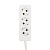 PROconnect (11-7208) Удлинитель 3 гнезда, 10м, 3х0,75мм?, с/з, белый