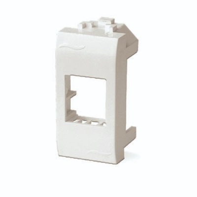 Dkc 76608B Адаптер для информационных разъемов SIEMON, белый, 1мод.